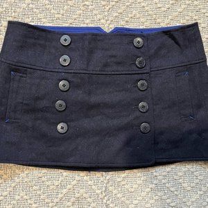 Vintage y2k American Eagle mini skirt navy blue